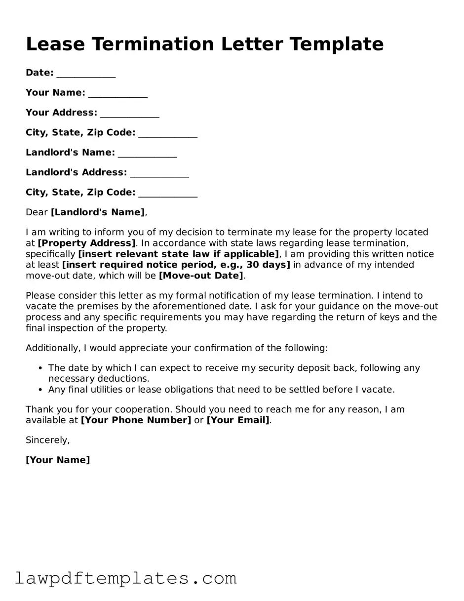 Attorney-Approved Lease Termination Letter Document