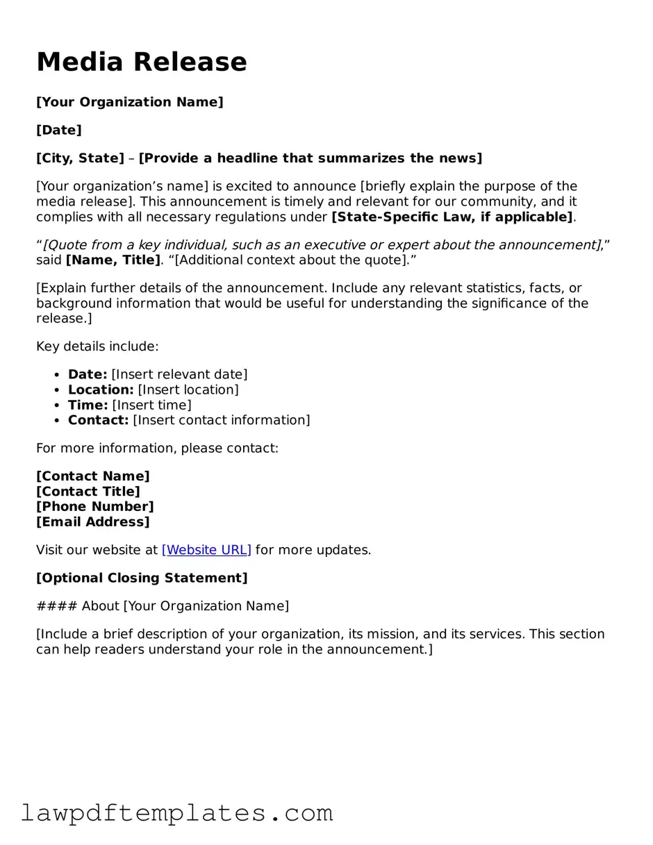 Attorney-Approved Media Release Document