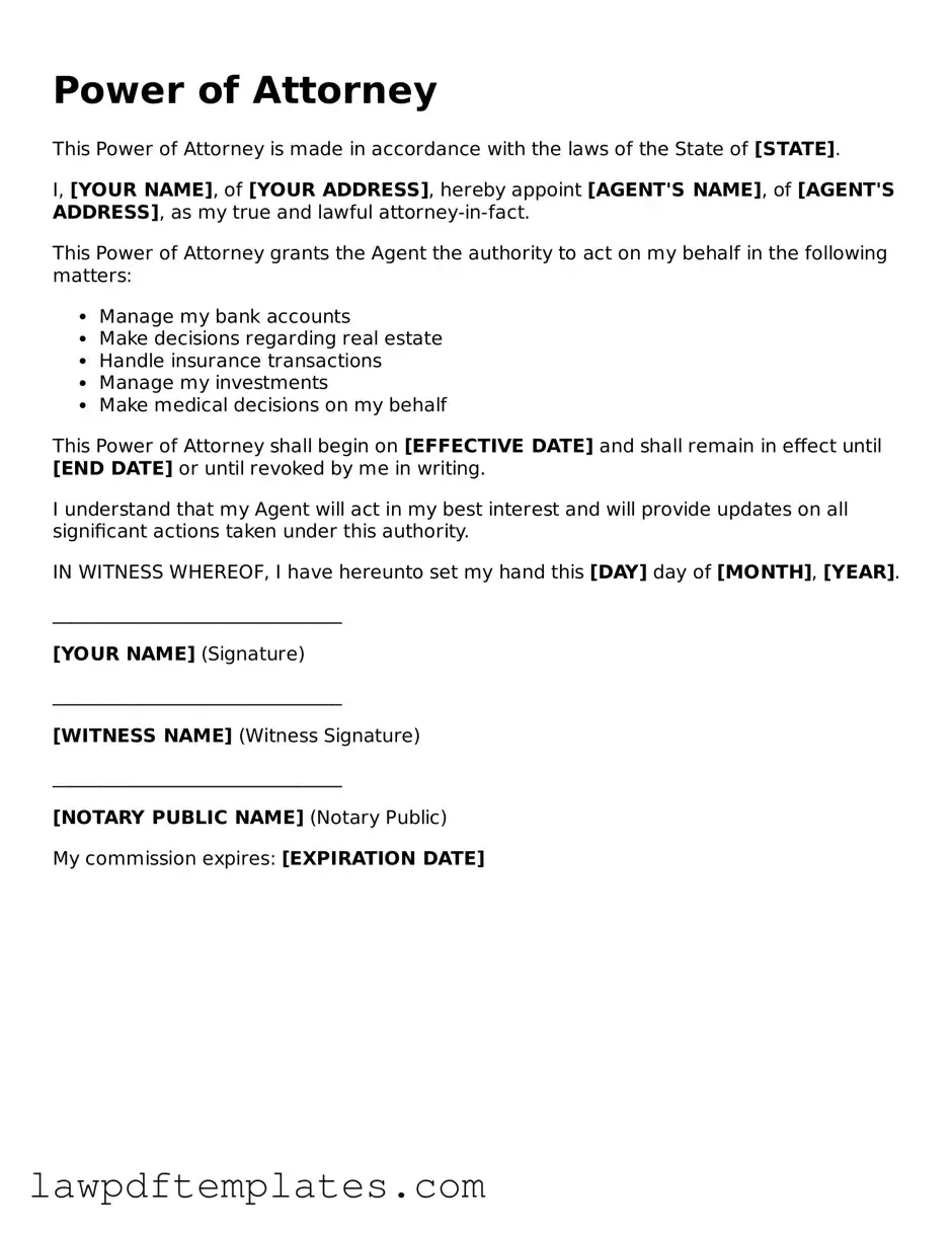 Attorney-Approved Power of Attorney Document