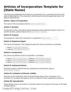 Attorney-Approved Articles of Incorporation Document