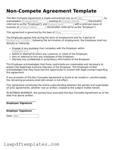 Attorney-Approved Non-compete Agreement Document