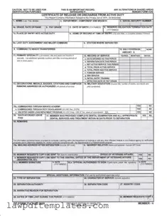 Fillable Dd 214 Template