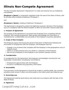 Free Non-compete Agreement Template for the State of Illinois