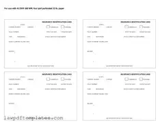 Fillable Acord 50 WM Template