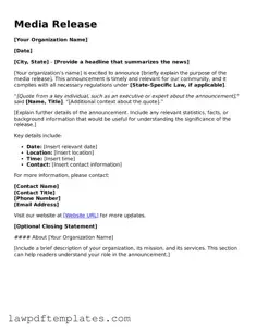 Attorney-Approved Media Release Document