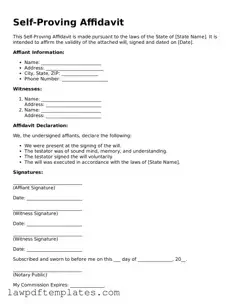 Attorney-Approved Self-Proving Affidavit Document