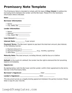 Attorney-Approved Promissory Note Document