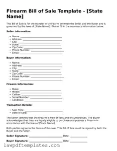 Attorney-Approved Firearm Bill of Sale Document